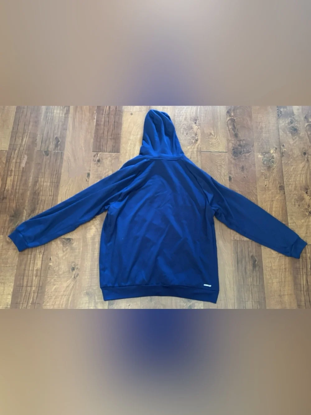 Adidas men’s pullover hoodie blue sz XL extra large Aeroready